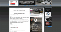 Desktop Screenshot of bmwklub.rs